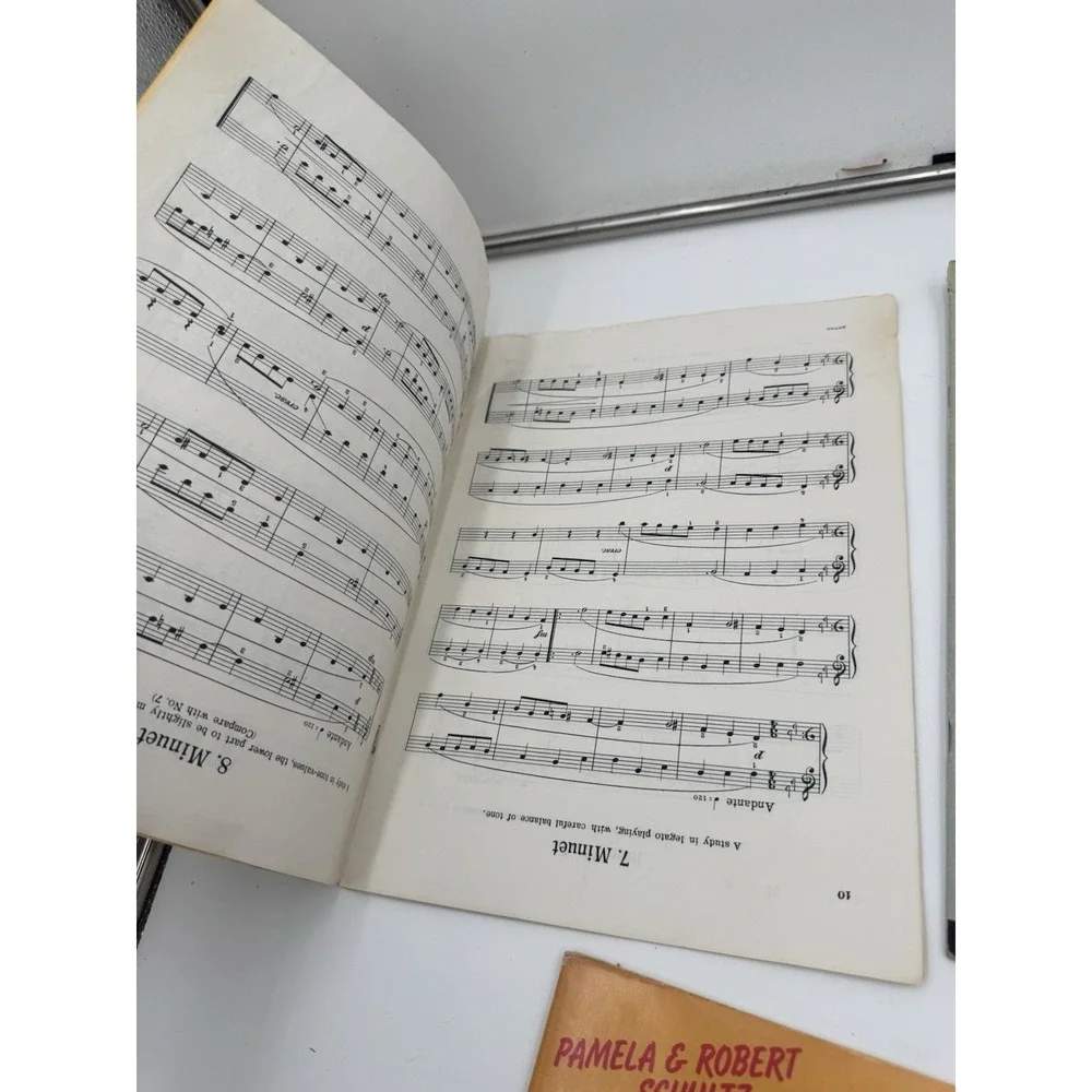 Lot of 5 Vintage Piano Books Star Wars T.v. Them and Scales Sheet music beginner